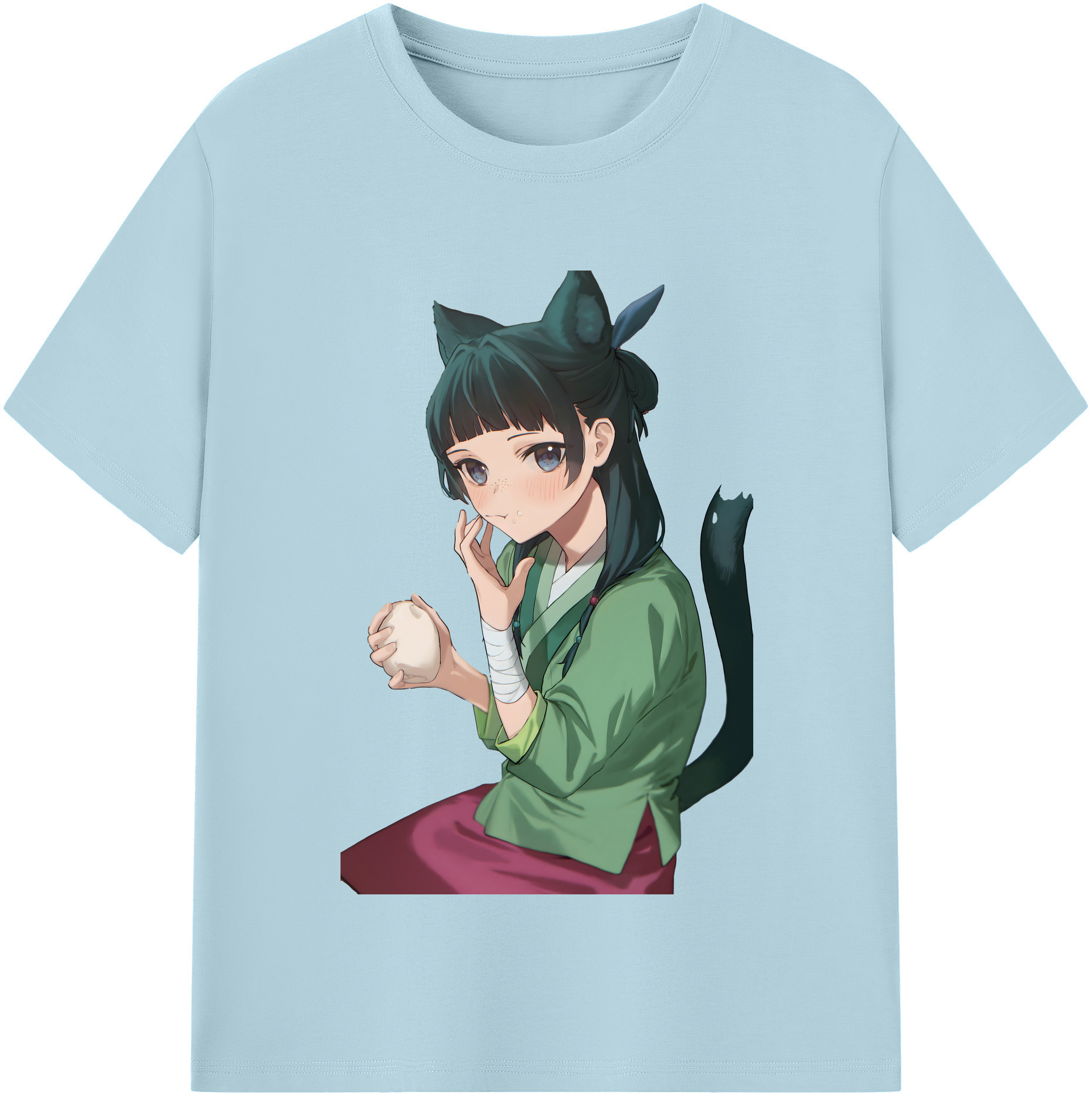 （画像用） 薬屋のひとりごと The Apothecary Diaries 綿100％半袖Tシャツ（フロントプリント）